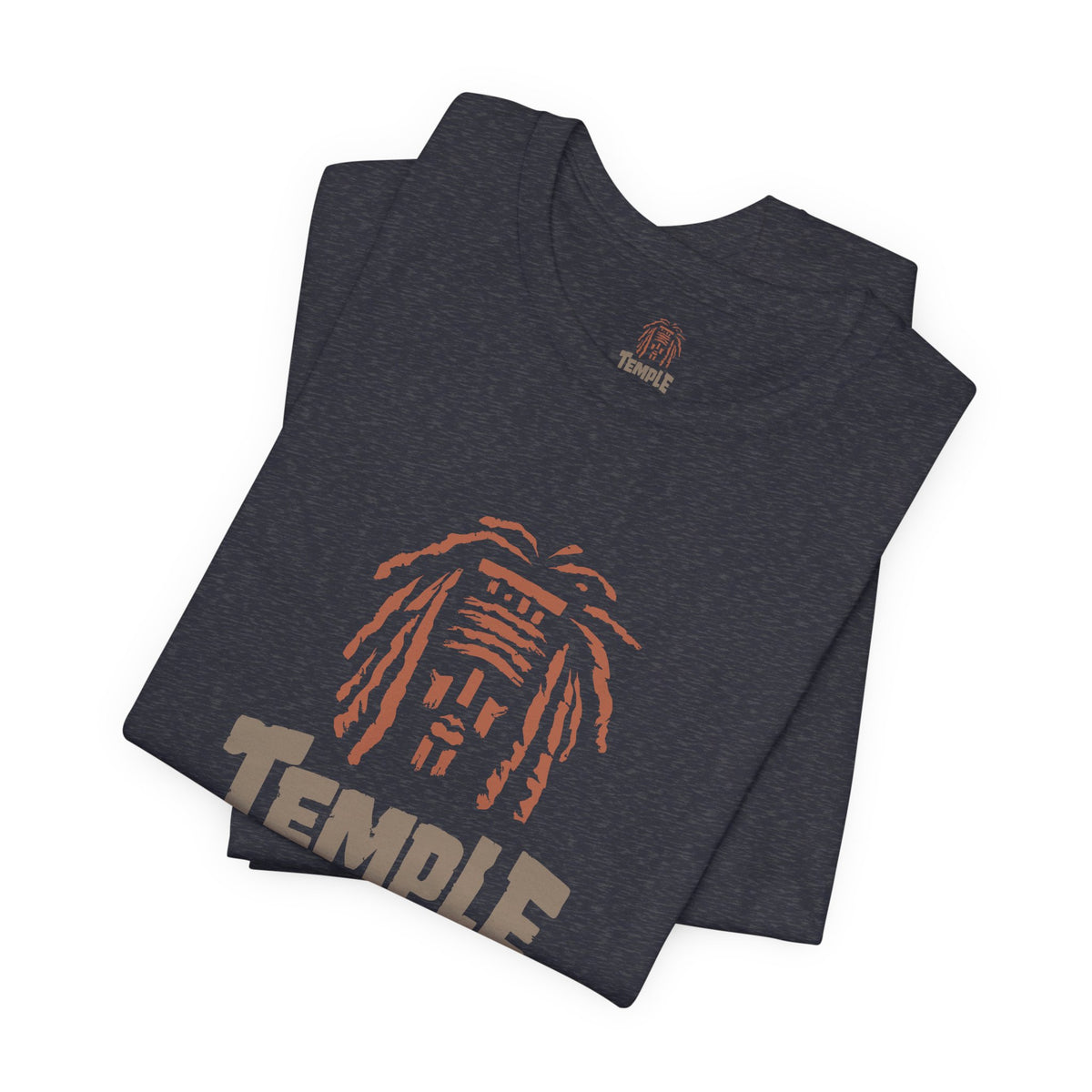 Temple Graphic Tee — Retro Dreadlocks Icon Short Sleeve Shirt