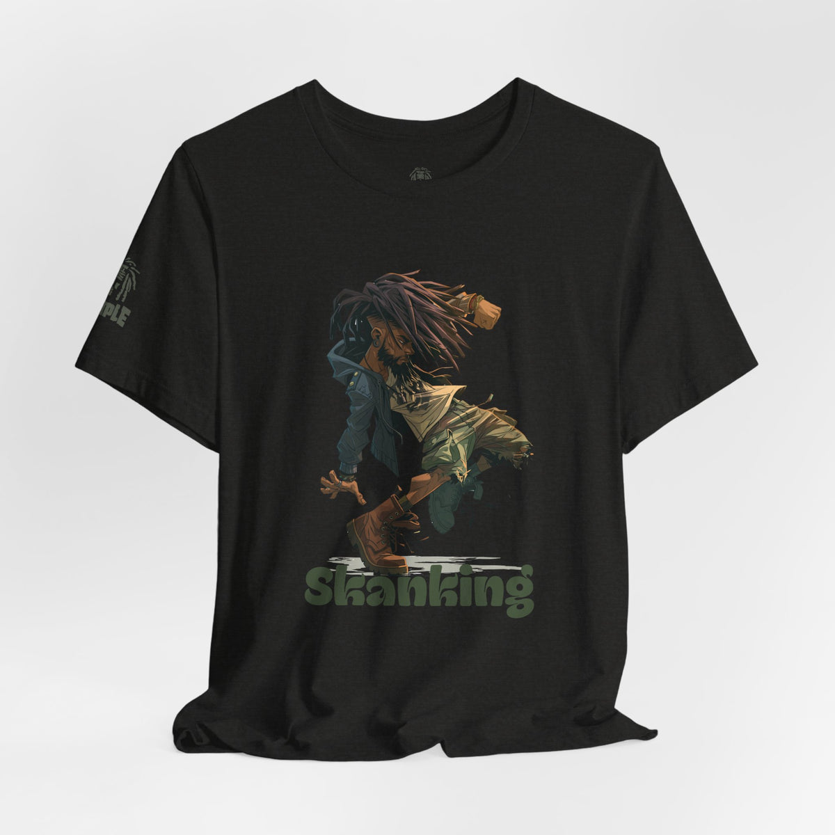 Skanking Rasta Dancer Tee — Reggae Ska Music Graphic T-Shirt