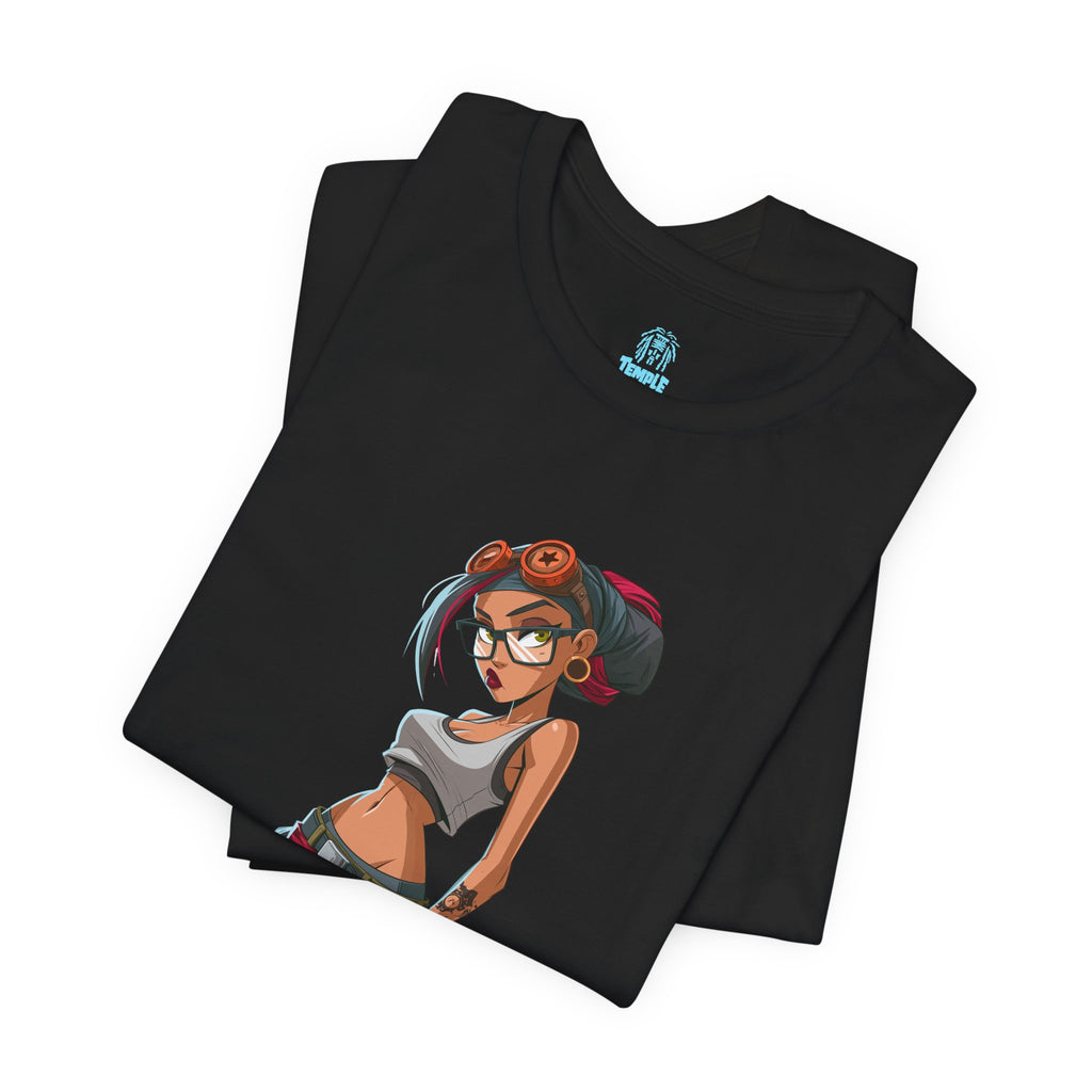 Genuine Problem Tee — Retro Pinup Girl Graphic T-Shirt