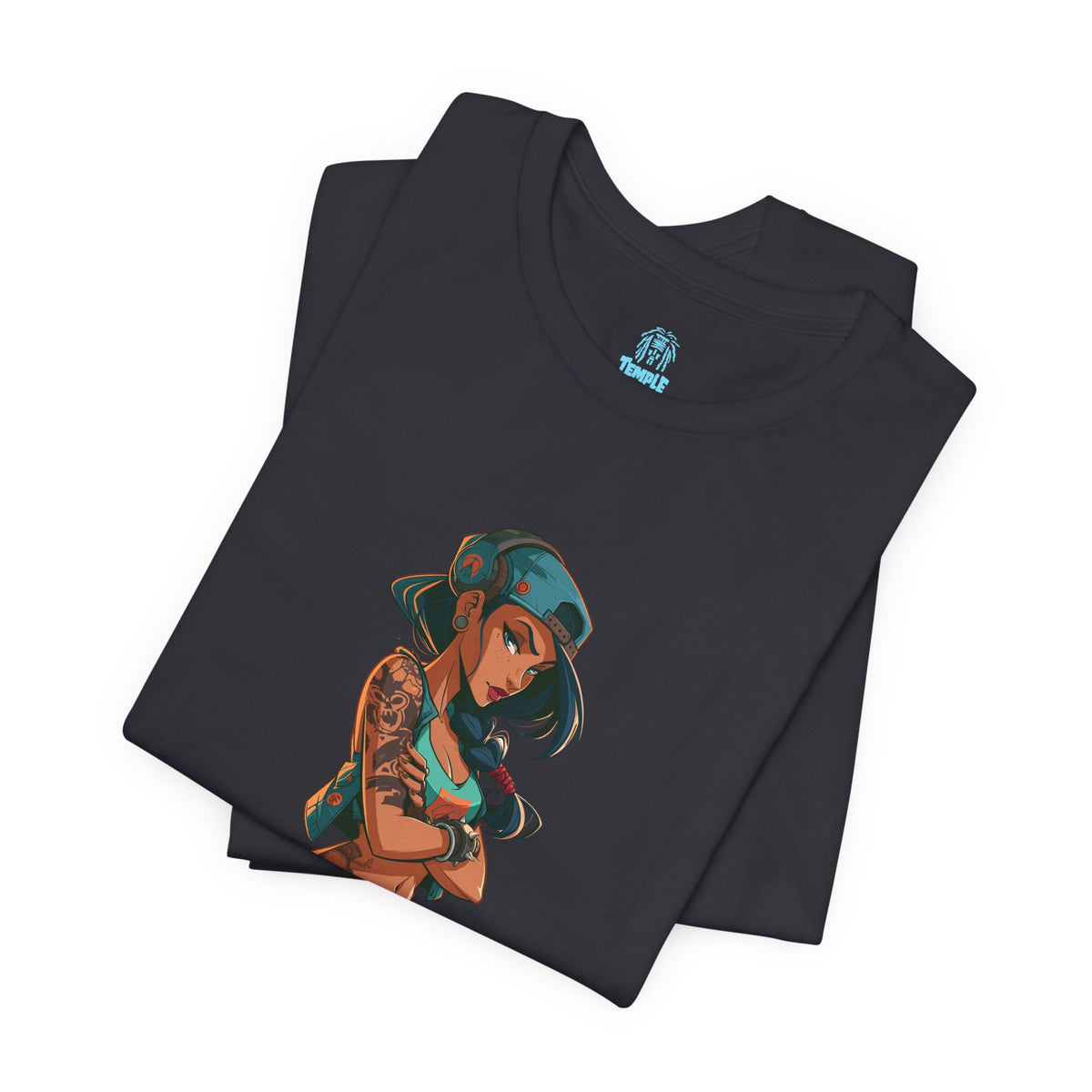 T-Shirt — 'Genuine Problem' V2 Tattooed Girl Graphic Tee