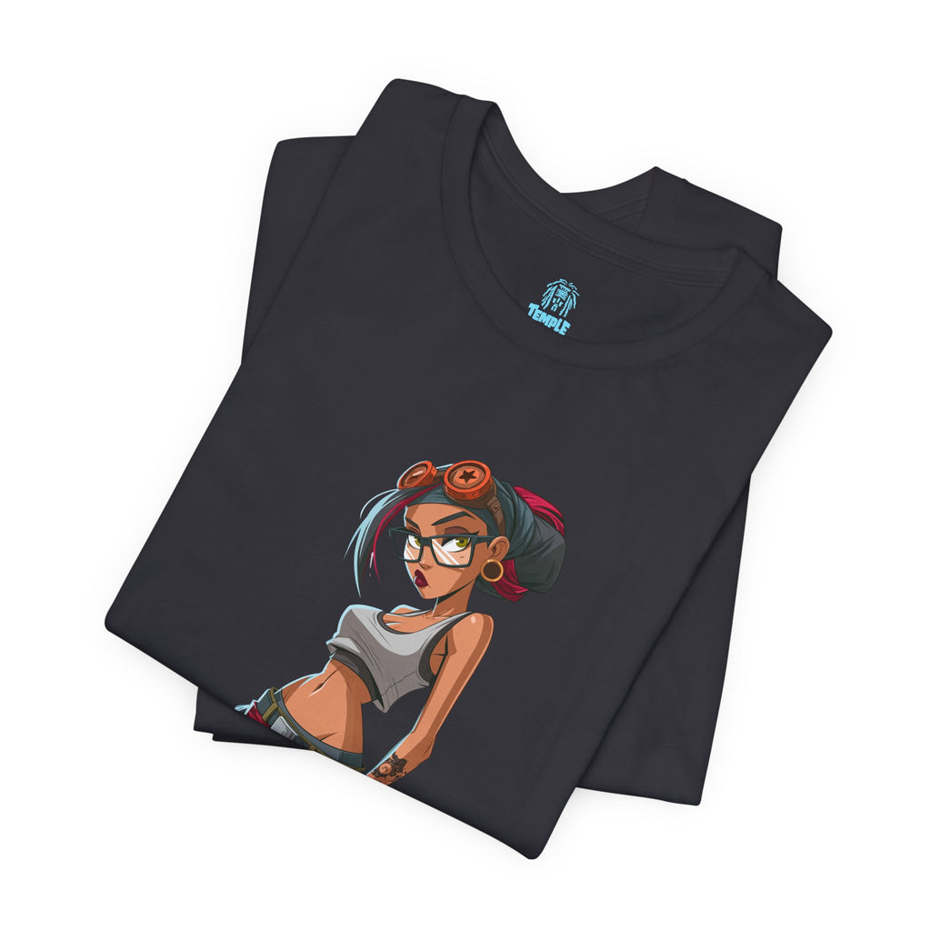 Genuine Problem Tee — Retro Pinup Girl Graphic T-Shirt