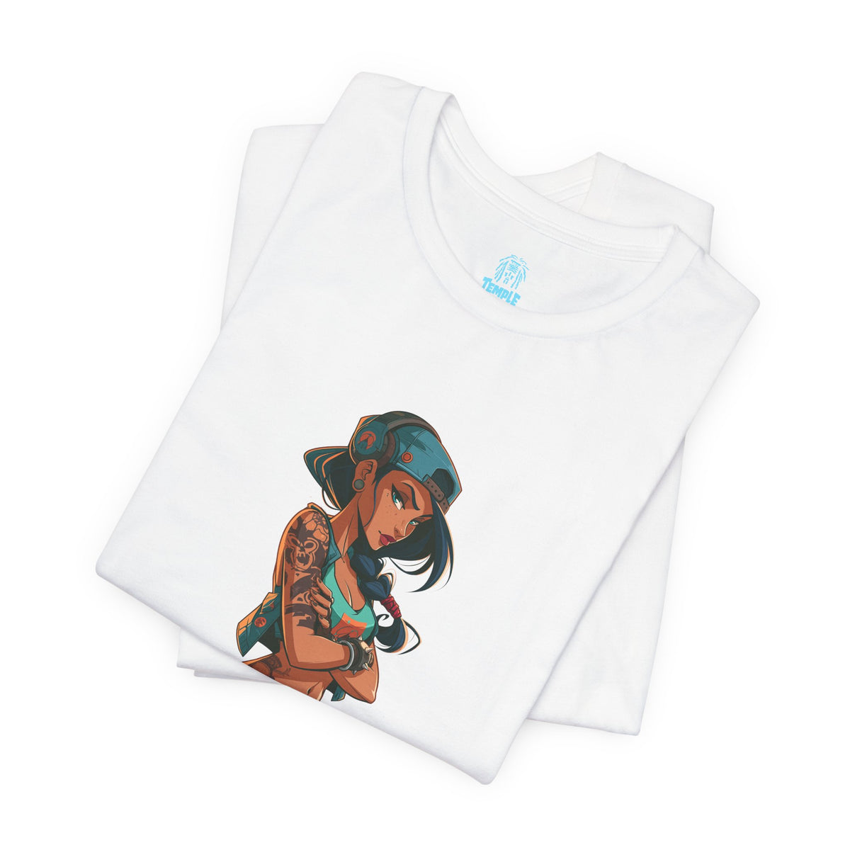 T-Shirt — 'Genuine Problem' V2 Tattooed Girl Graphic Tee