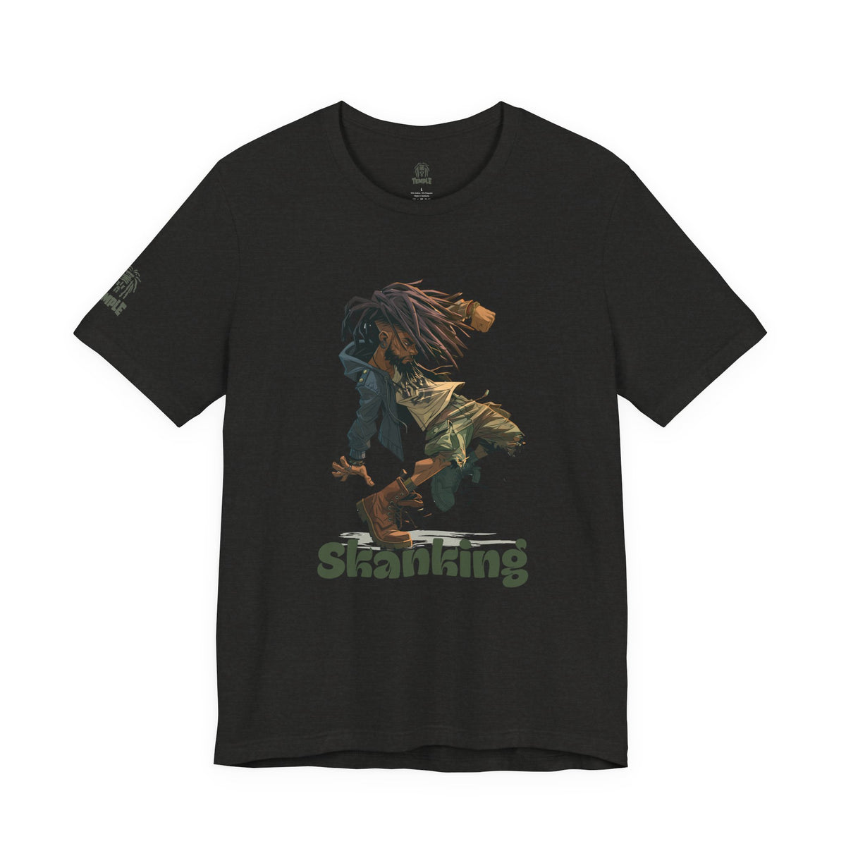 Skanking Rasta Dancer Tee — Reggae Ska Music Graphic T-Shirt