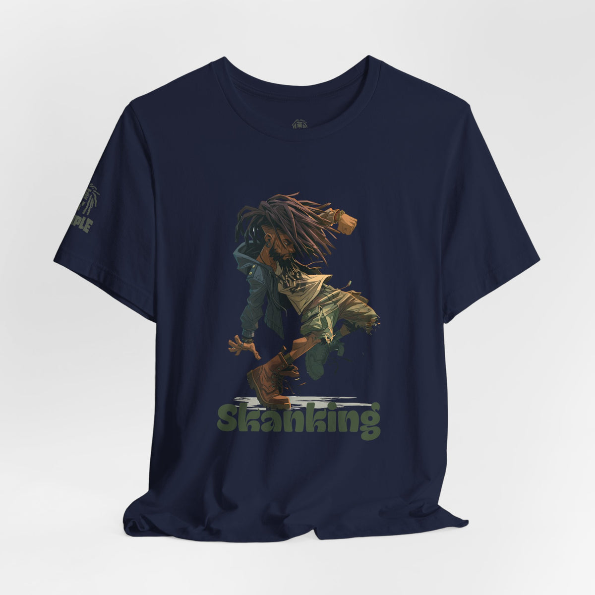 Skanking Rasta Dancer Tee — Reggae Ska Music Graphic T-Shirt