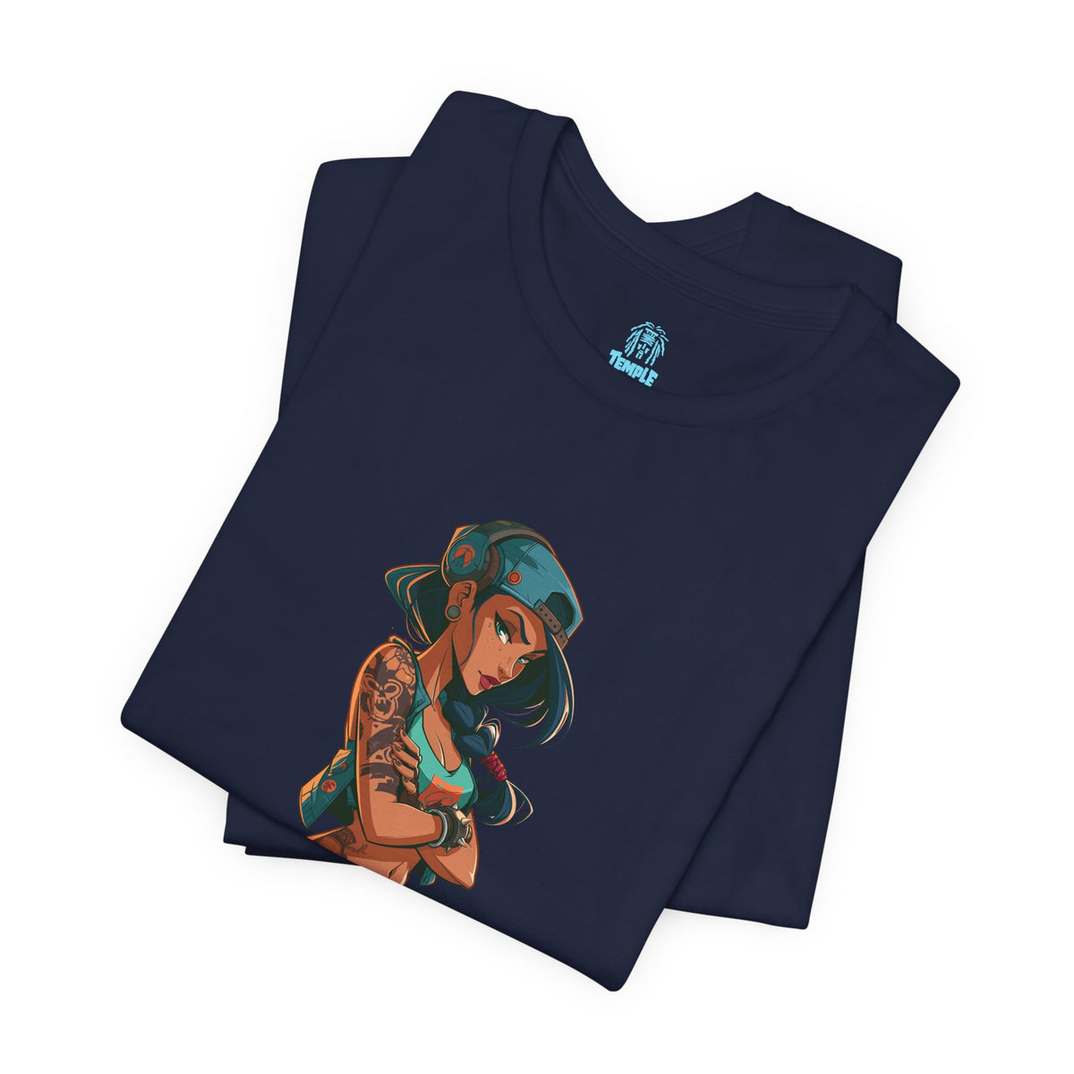 T-Shirt — 'Genuine Problem' V2 Tattooed Girl Graphic Tee