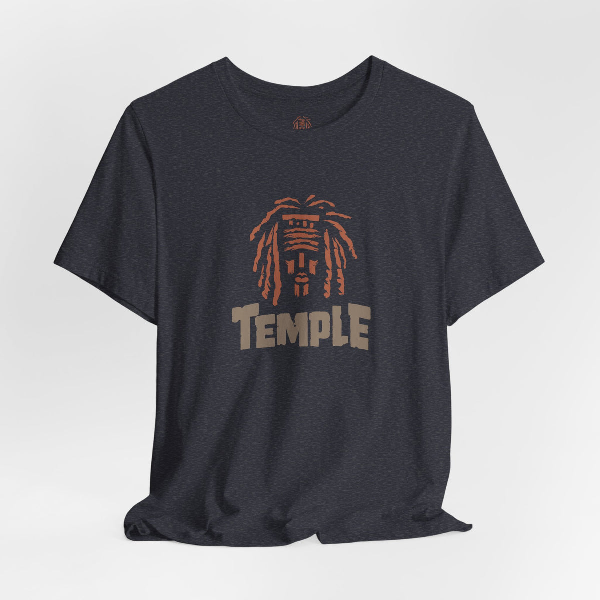 Temple Graphic Tee — Retro Dreadlocks Icon Short Sleeve Shirt